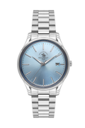 Gents Watch – Light Blue Steel Chain (SB.8.10010-6)