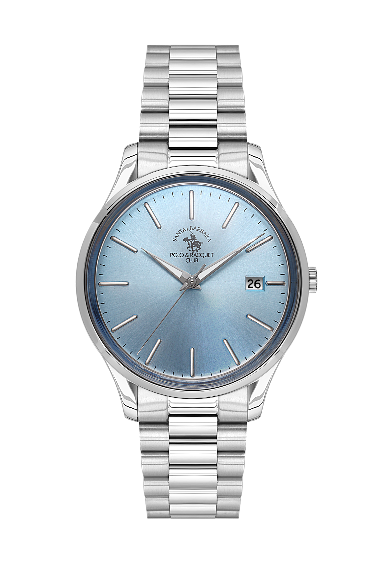 Gents Watch – Light Blue Steel Chain (SB.8.10010-6)