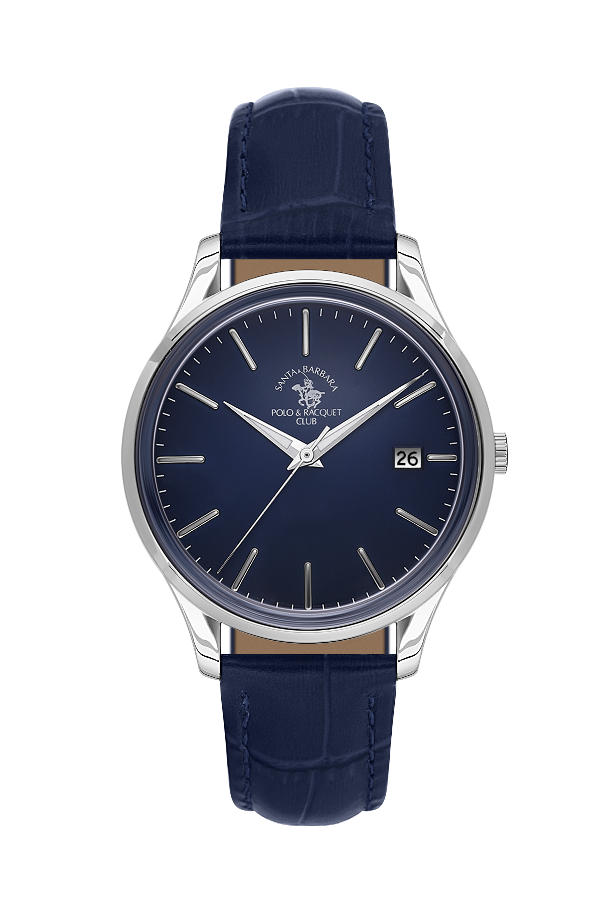 Gents Watch – Blue Leather Strap (SB.8.10011-3)