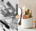 Acrylic makeup brush holder