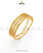 Screw Disc Pave Hinged Bracelet