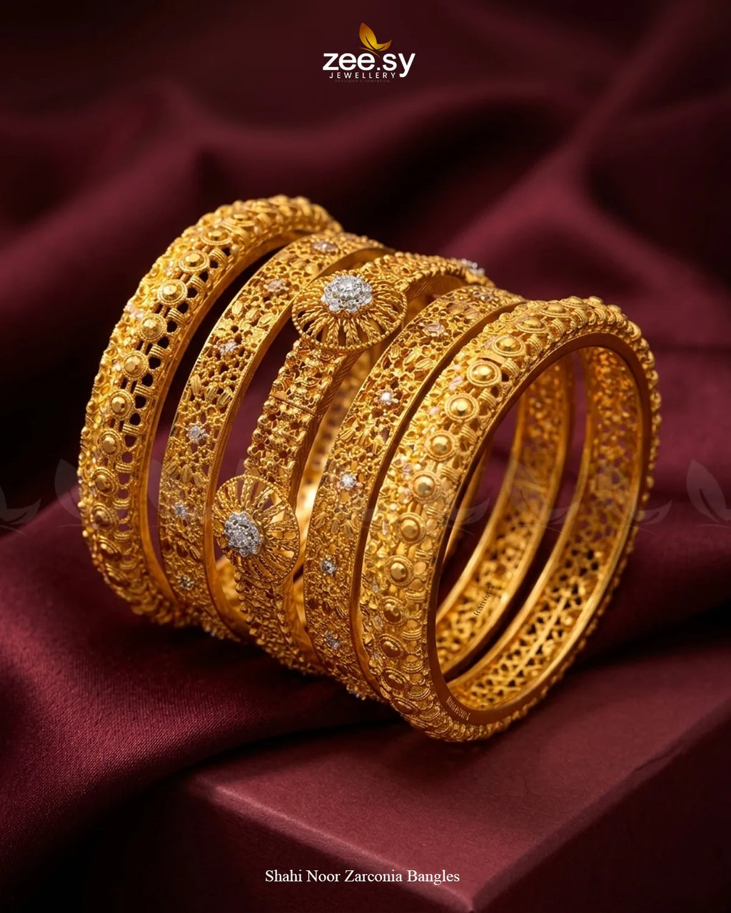Shahi Noor Zarconia Bangles