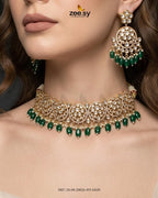 Sia Ornate Kundan Necklace Set