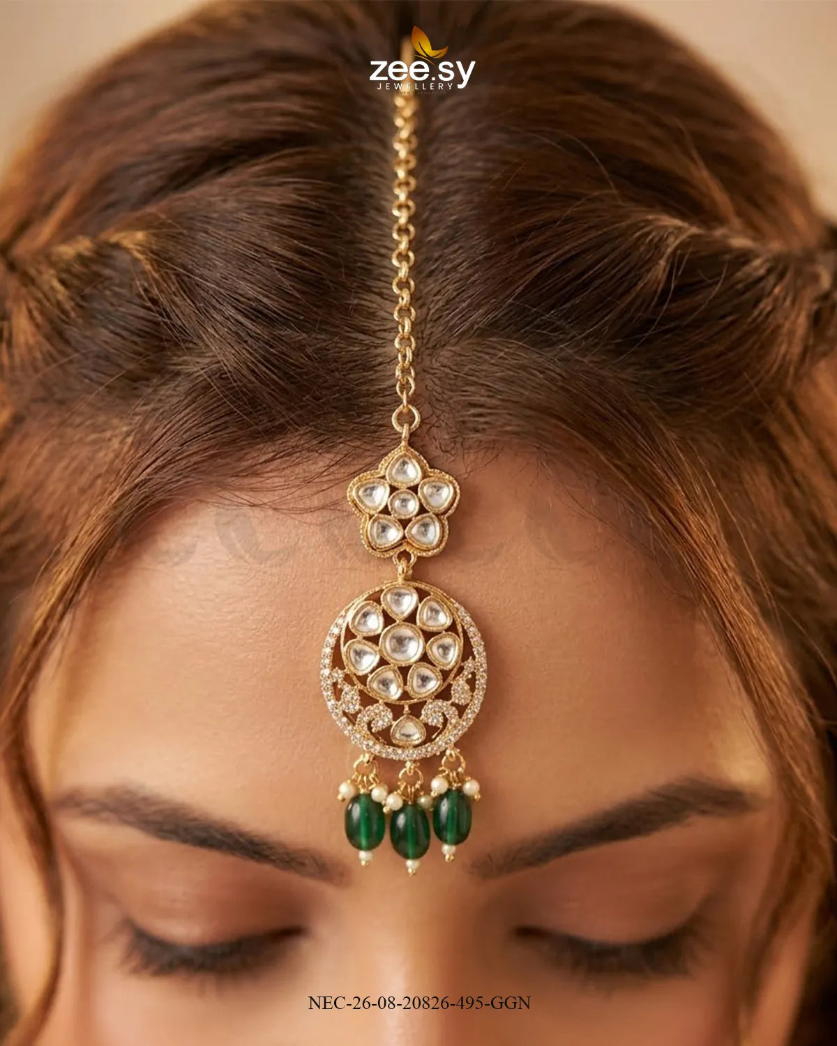 Sia Ornate Kundan Necklace Set