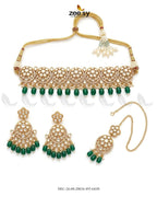 Sia Ornate Kundan Necklace Set