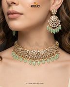 Sia Ornate Kundan Necklace Set