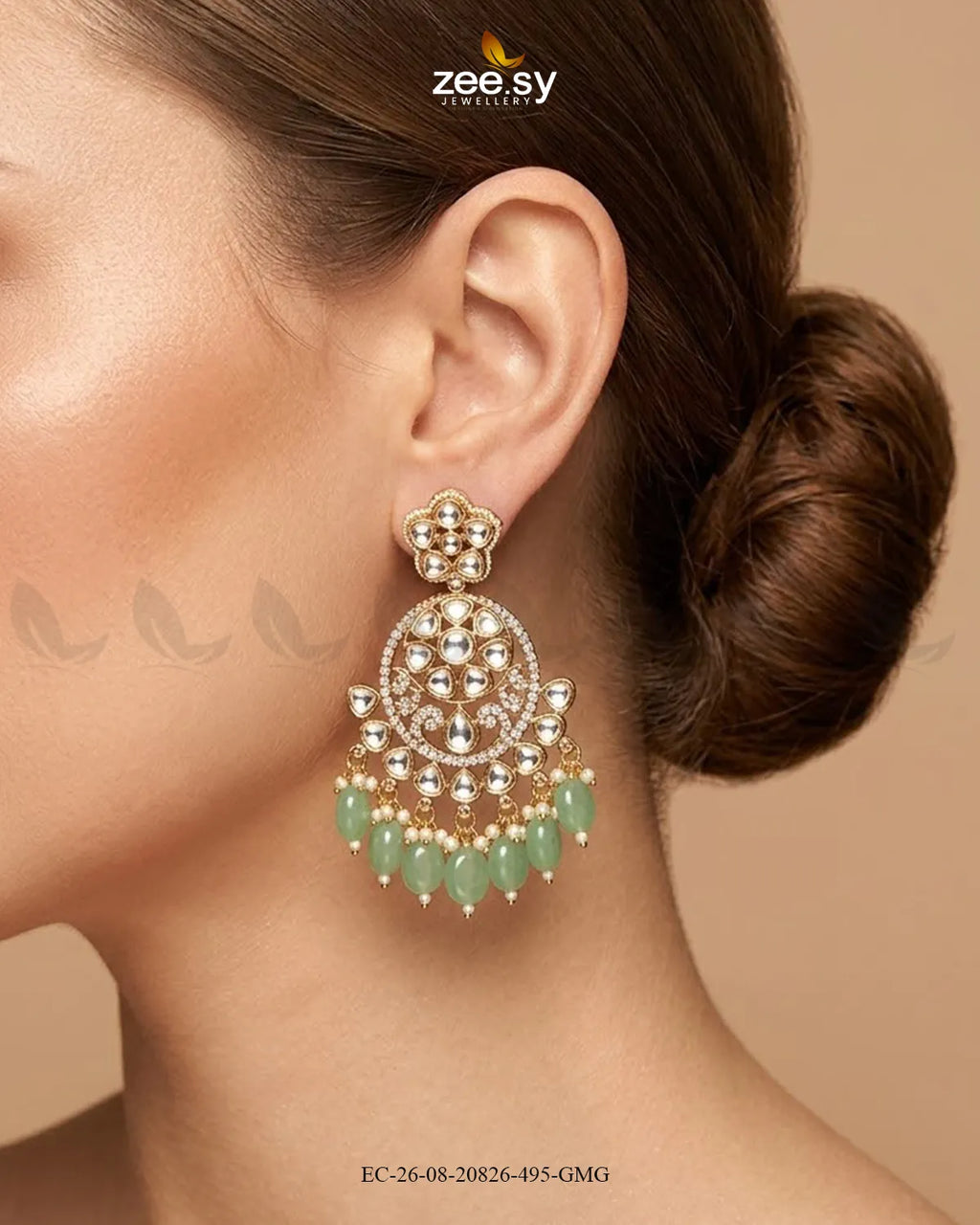Sia Ornate Kundan Necklace Set
