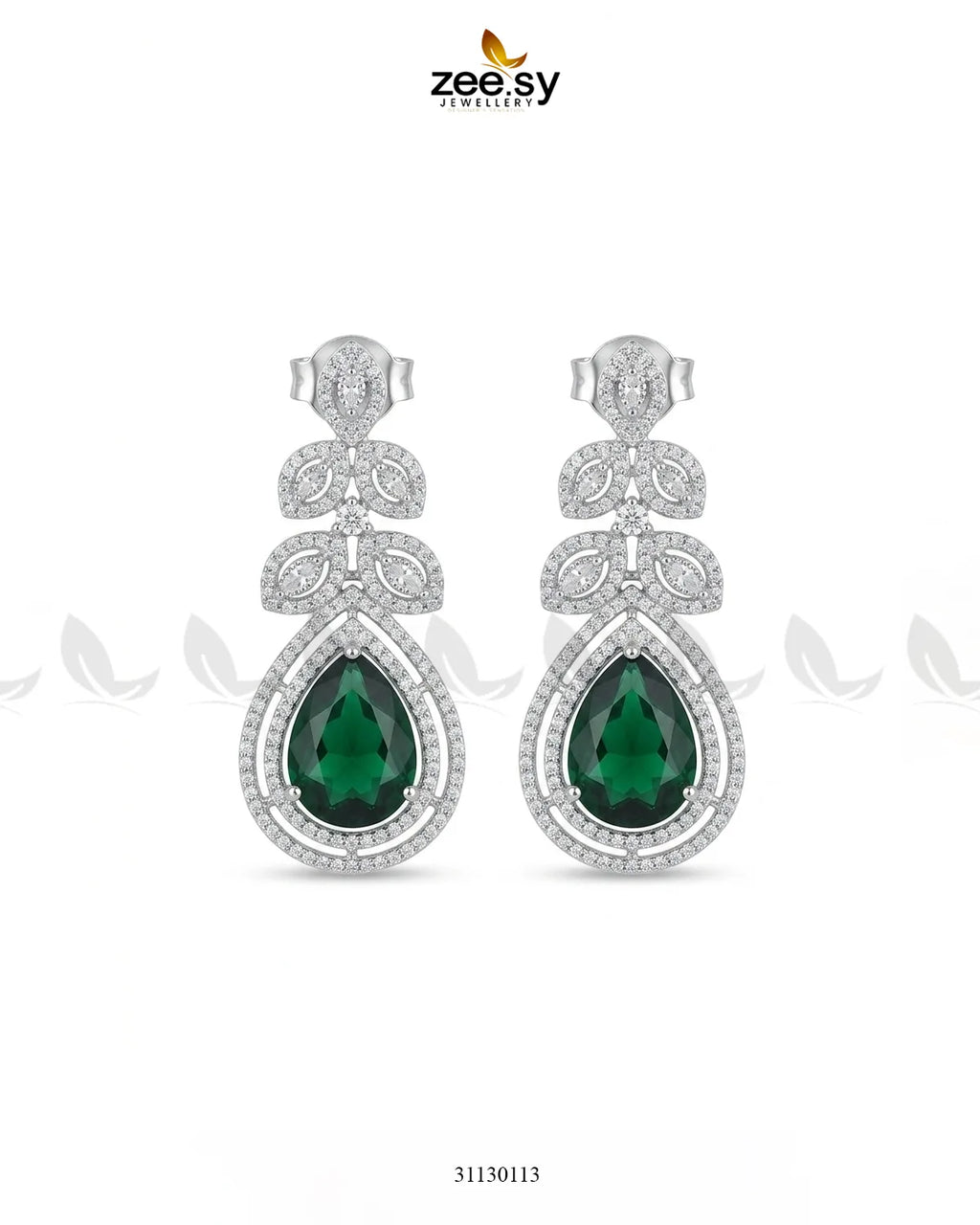 Silver Bella Drop Dangle Earrings