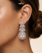 Silver Bella Drop Dangle Earrings