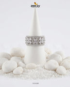Silver Royal Oval Stone Ring