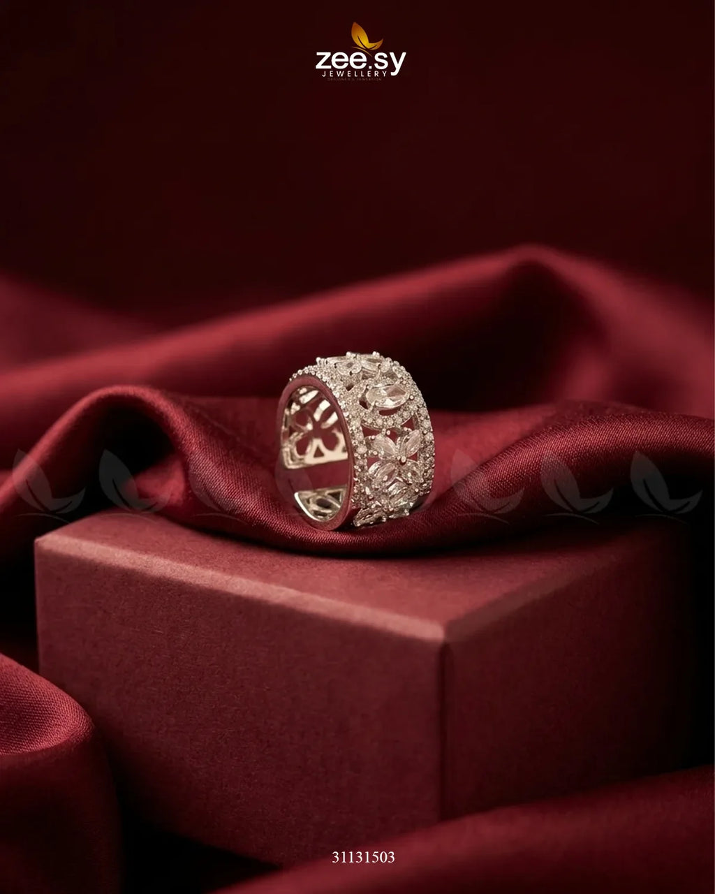 Silver Royal Oval Stone Ring