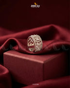 Silver Royal Oval Stone Ring