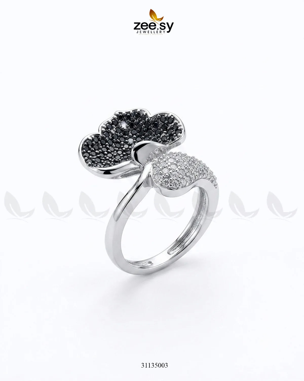 Silver Statement Gemstone Ring