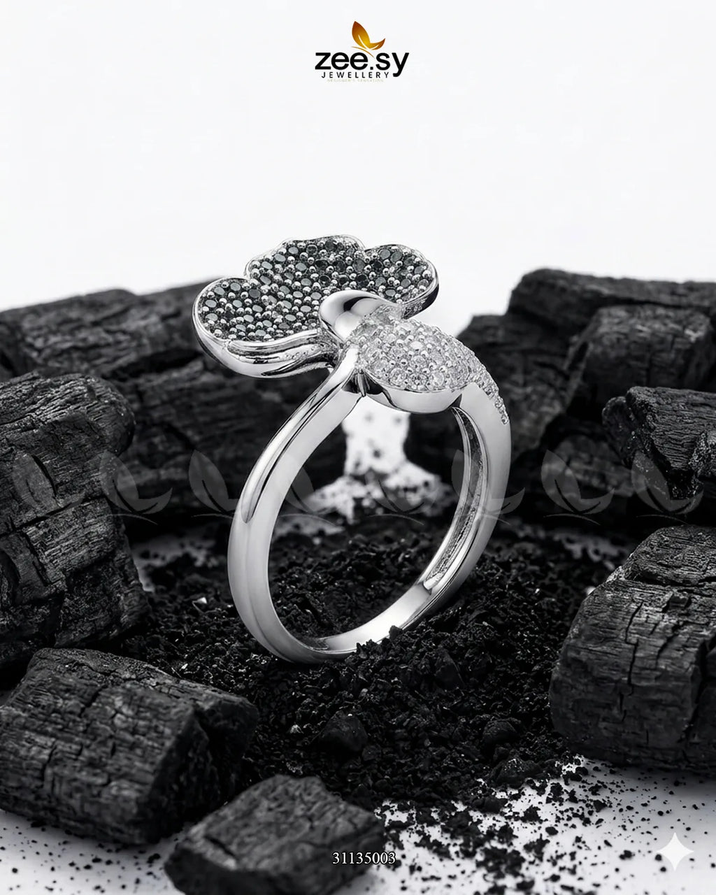 Silver Statement Gemstone Ring