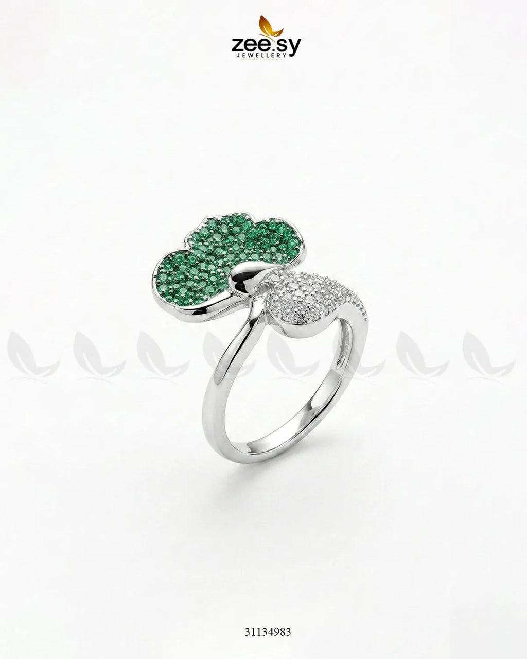 Silver Statement Gemstone Ring
