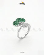 Silver Statement Gemstone Ring