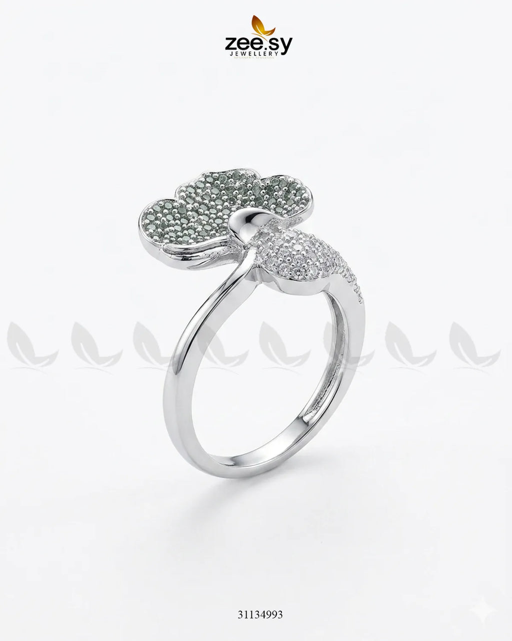Silver Statement Gemstone Ring