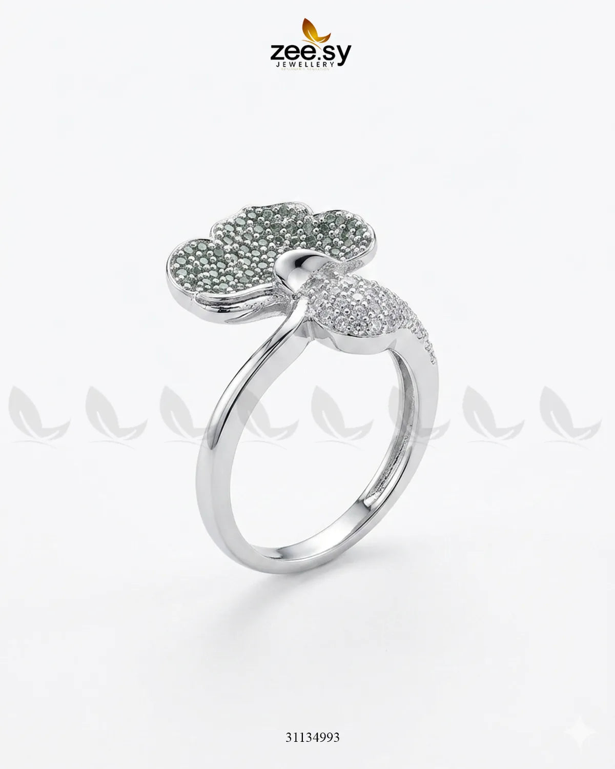 Silver Statement Gemstone Ring