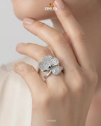 Silver Statement Gemstone Ring