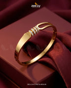Sleek Triple Band Crystal Bracelet