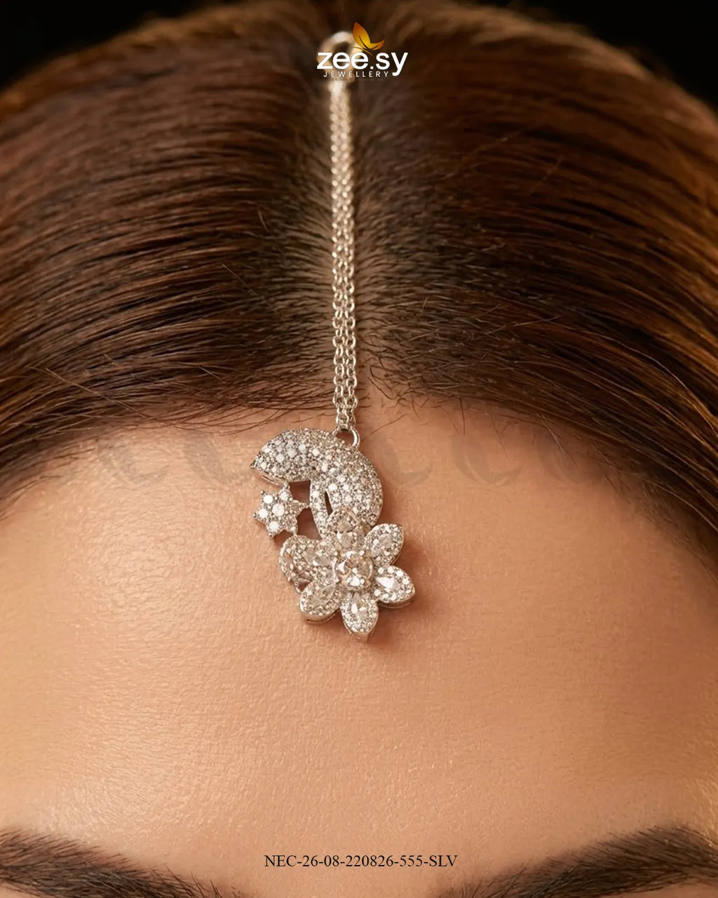 Starlight Floral Pave Necklace Set