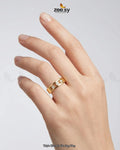 Triple Zirconia Floating Ring