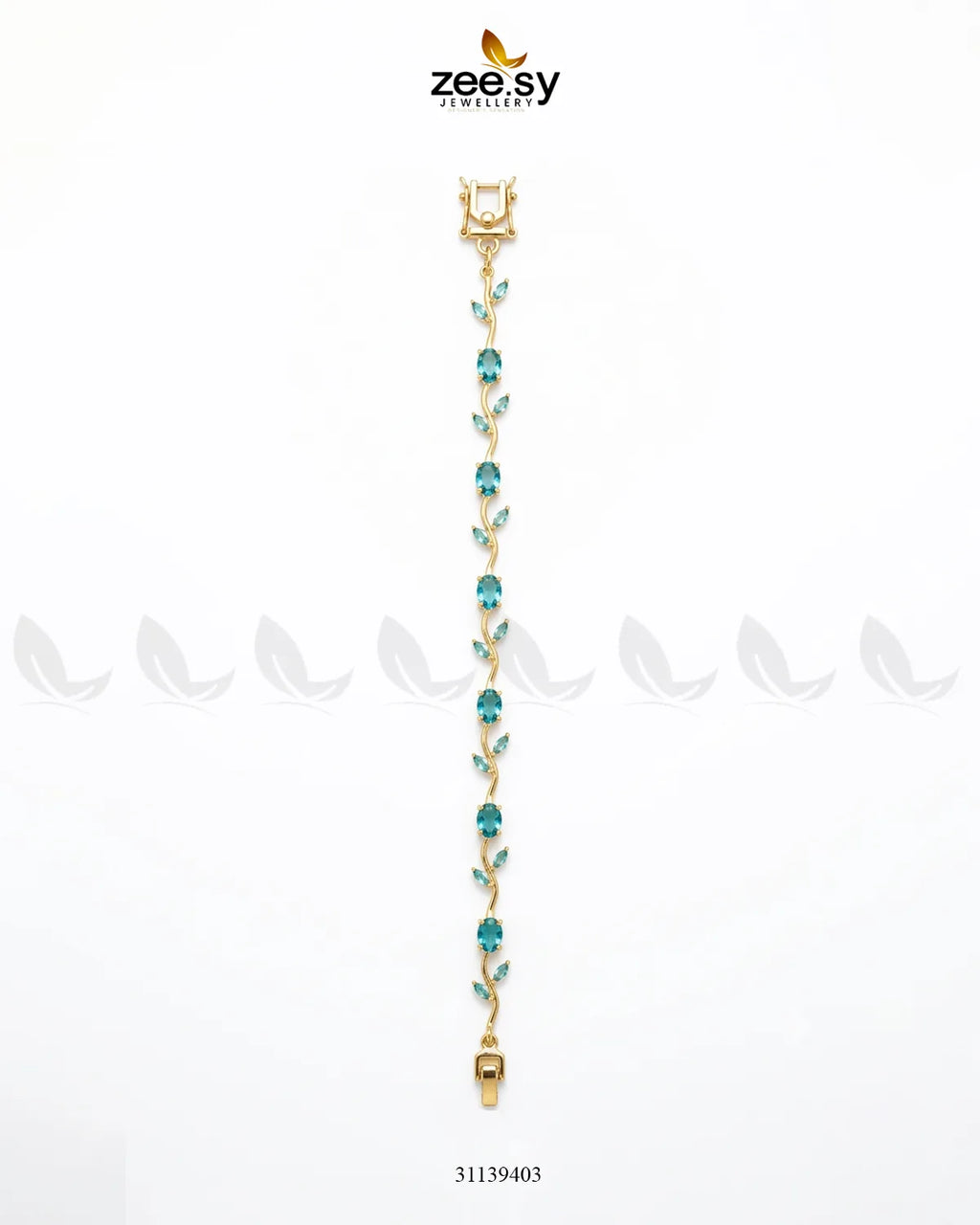 Tulip Cut Stones Floral Bracelet