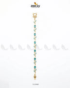 Tulip Cut Stones Floral Bracelet