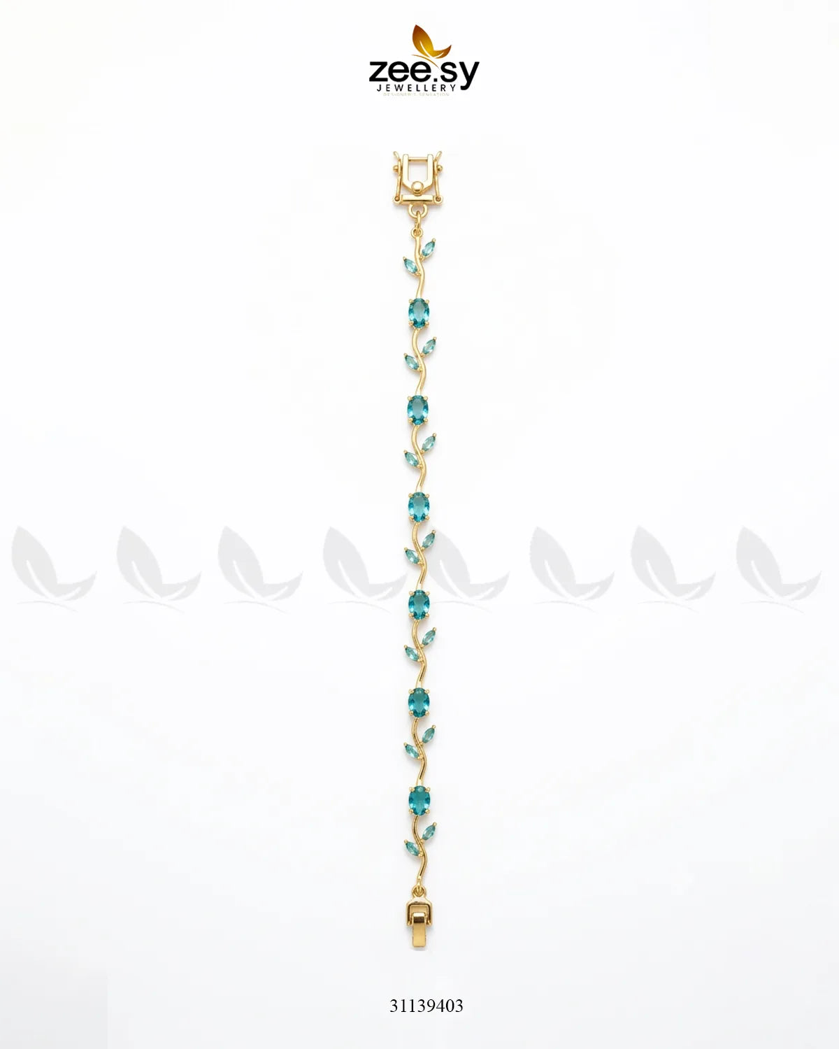 Tulip Cut Stones Floral Bracelet
