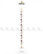 Tulip Cut Stones Floral Bracelet