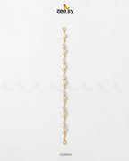 Tulip Cut Stones Floral Bracelet