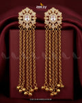 Velmira Ghungroo Zircon Earrings