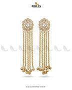 Velmira Ghungroo Zircon Earrings