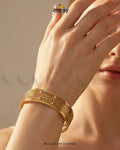 Versa Mesh Crystal Cuff Bracelet