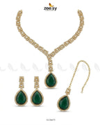Victorian Bold Gemstone Necklace Set
