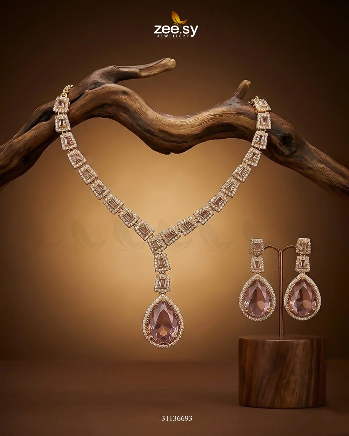 Victorian Bold Gemstone Necklace Set