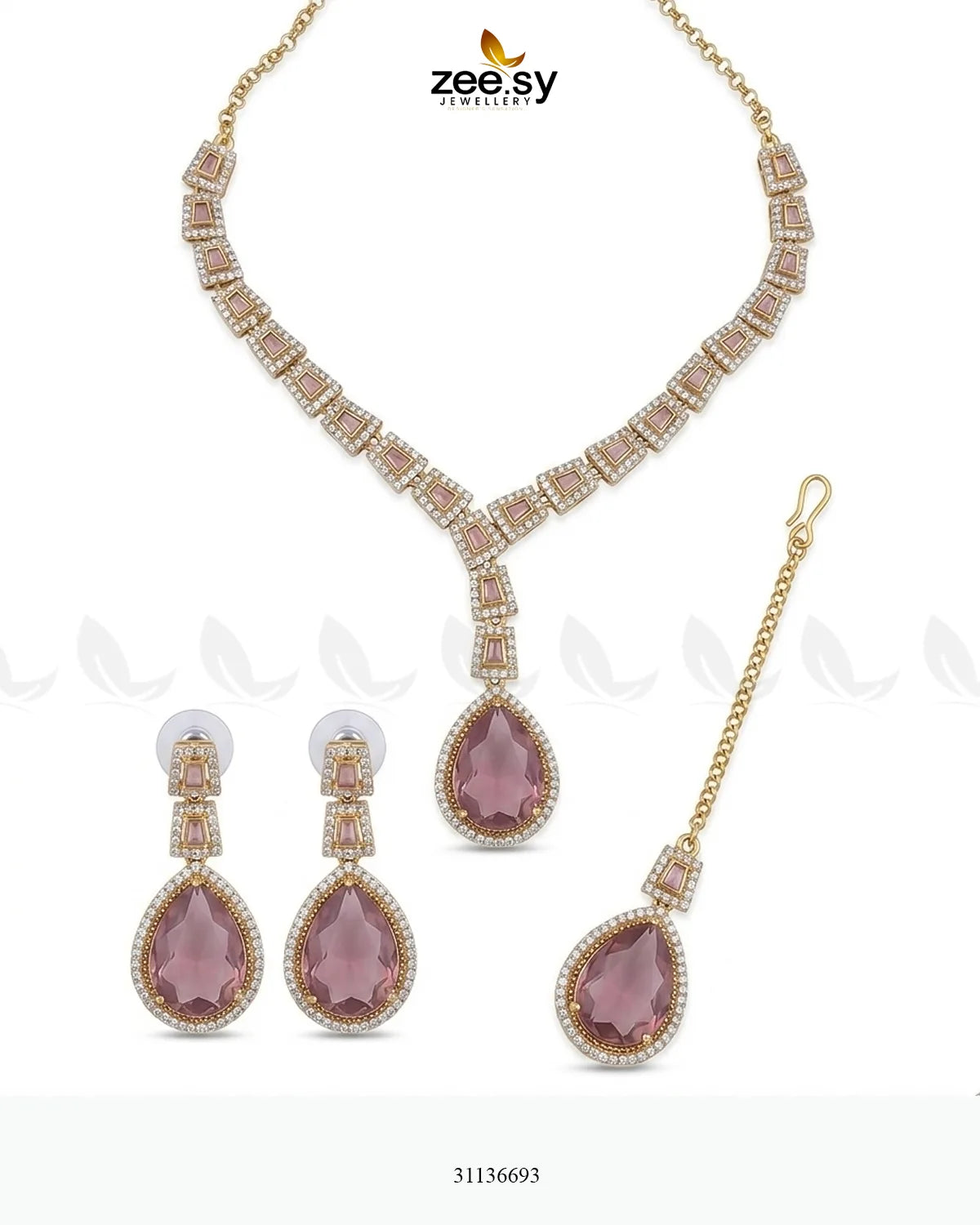 Victorian Bold Gemstone Necklace Set