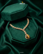 Victorian Bold Gemstone Necklace Set