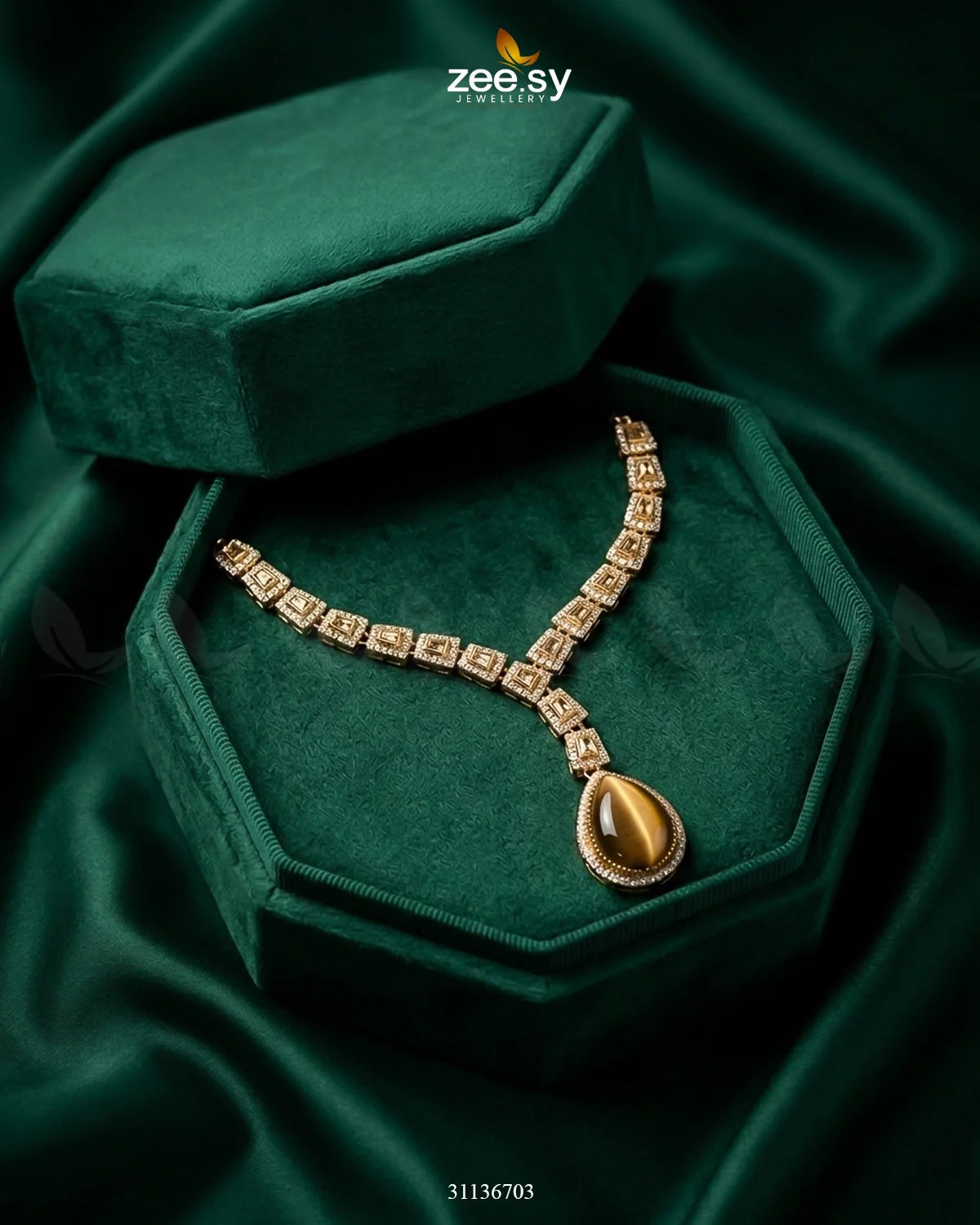 Victorian Bold Gemstone Necklace Set