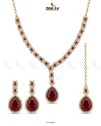 Victorian Bold Gemstone Necklace Set