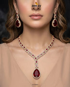 Victorian Bold Gemstone Necklace Set