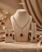 Victorian Bold Gemstone Necklace Set