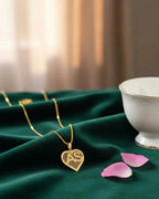 Heartfelt Pendant Initials Custom Necklace