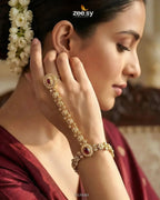 Roxane Flower Kundan Anja Bracelet