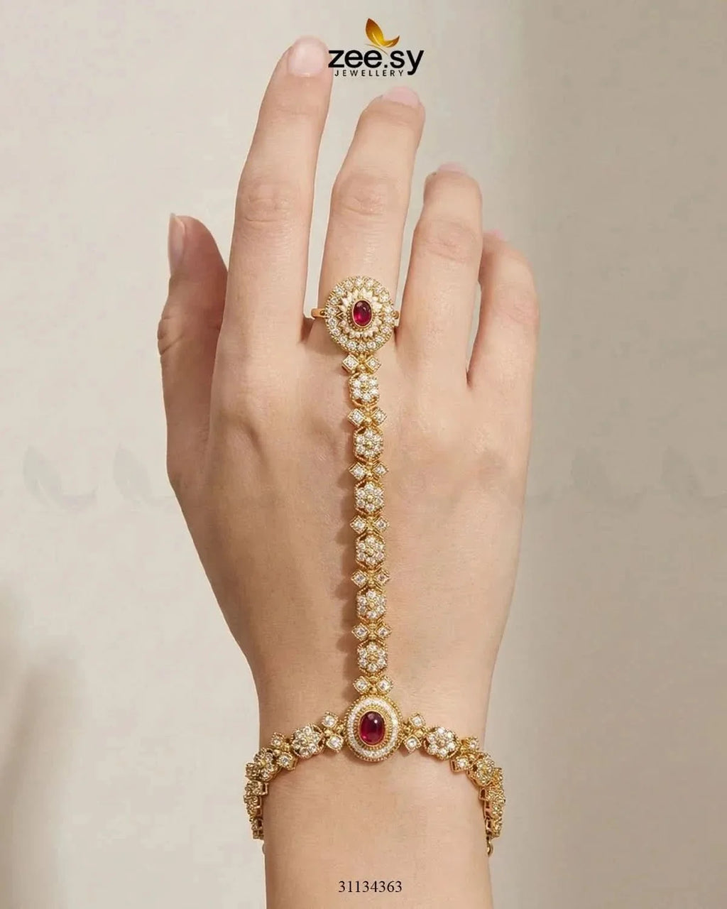 Roxane Flower Kundan Anja Bracelet