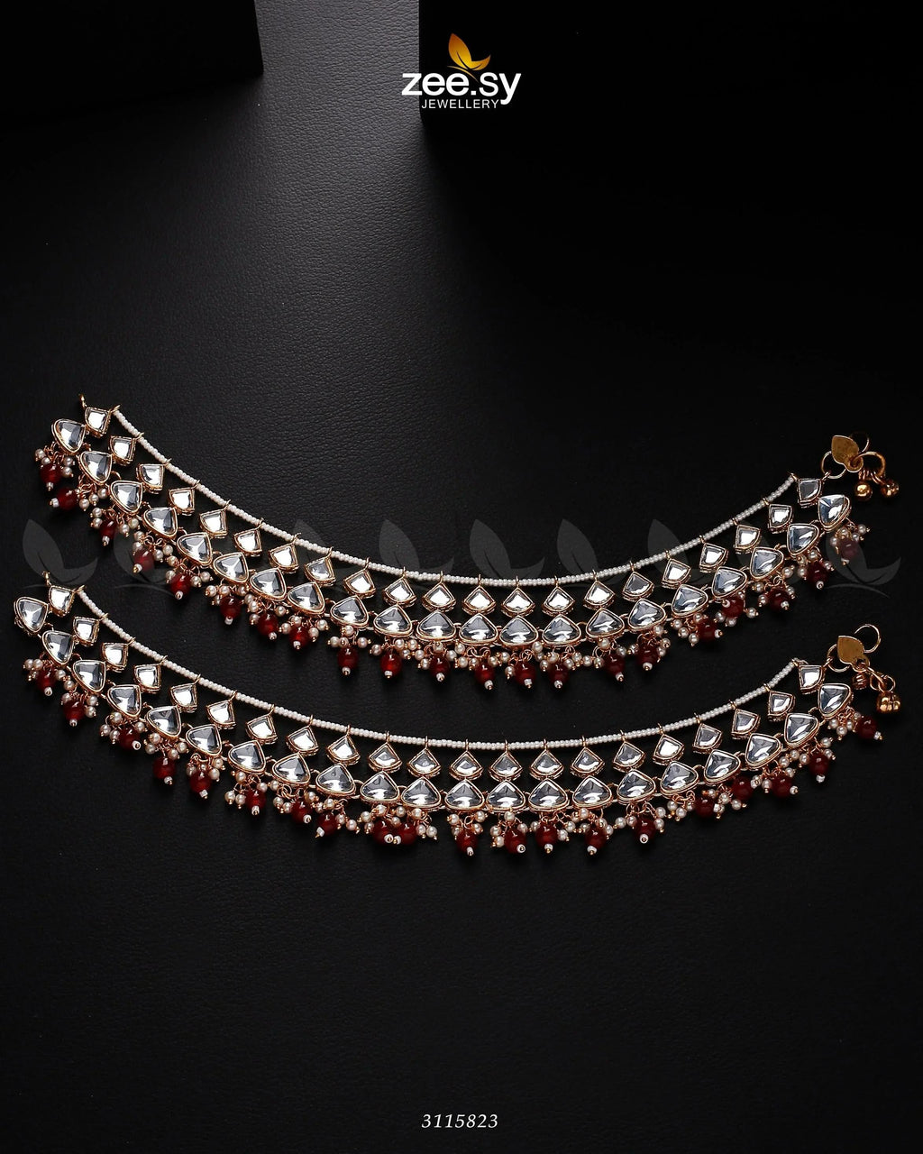 Mira Droplet Bead Anklet