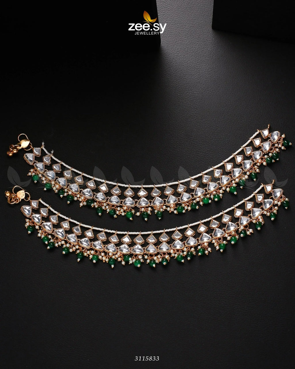 Mira Droplet Bead Anklet