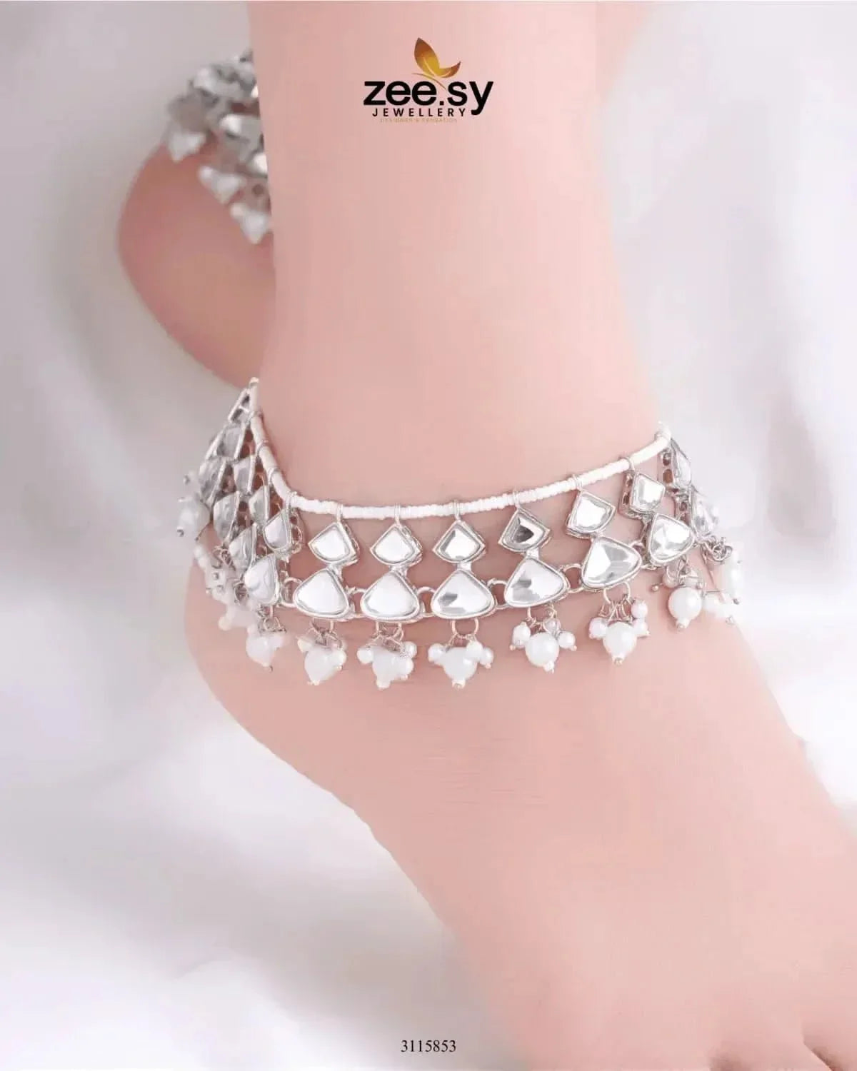 Mira Droplet Bead Anklet