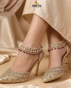 Mira Droplet Bead Anklet