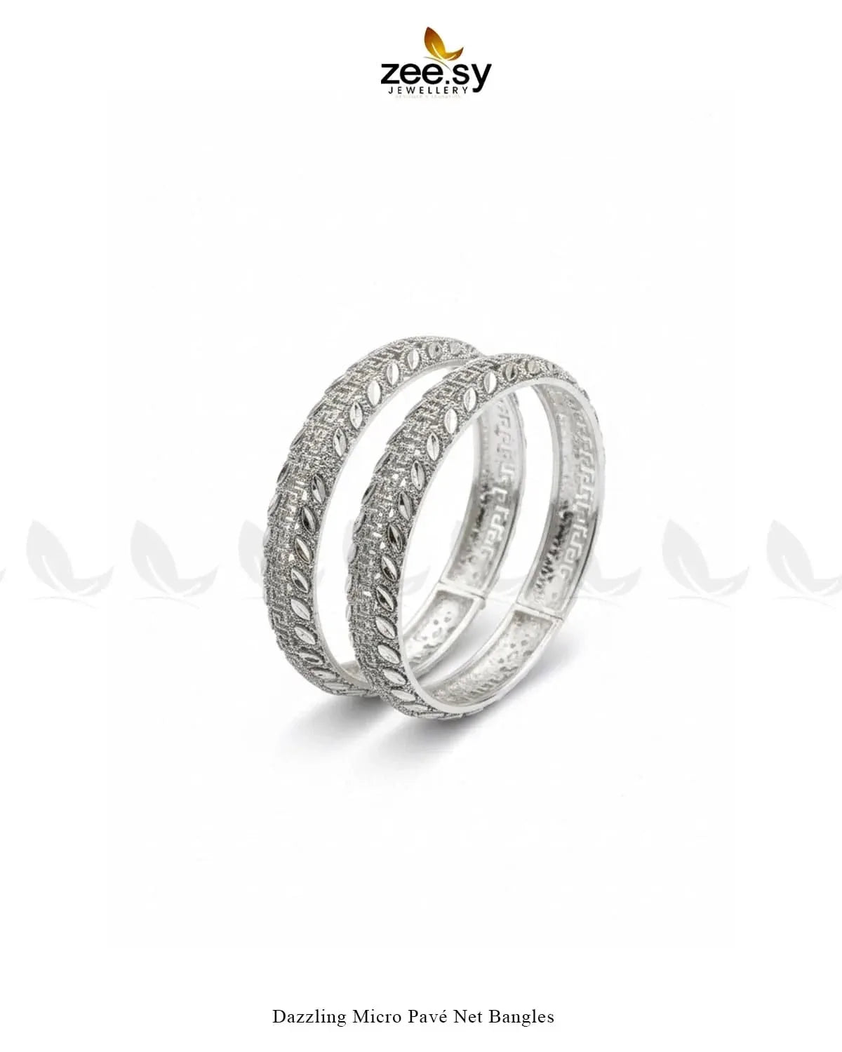Dazzling Micro Pavé Net Bangles